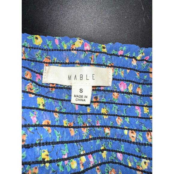 MABLE RUCHED FLORAL BODYCON DRESS S - Picture 4 of 9